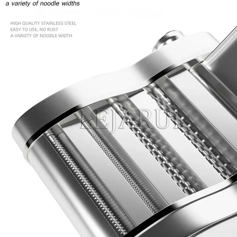 ماكينة صنع المعكرونة المعكرونة 220 فولت ماكينة صنع المعكرونة المنزلية للمطبخ من الفولاذ المقاوم للصدأ ماكينة صنع المعكرونة الكهربائية السباغيتي