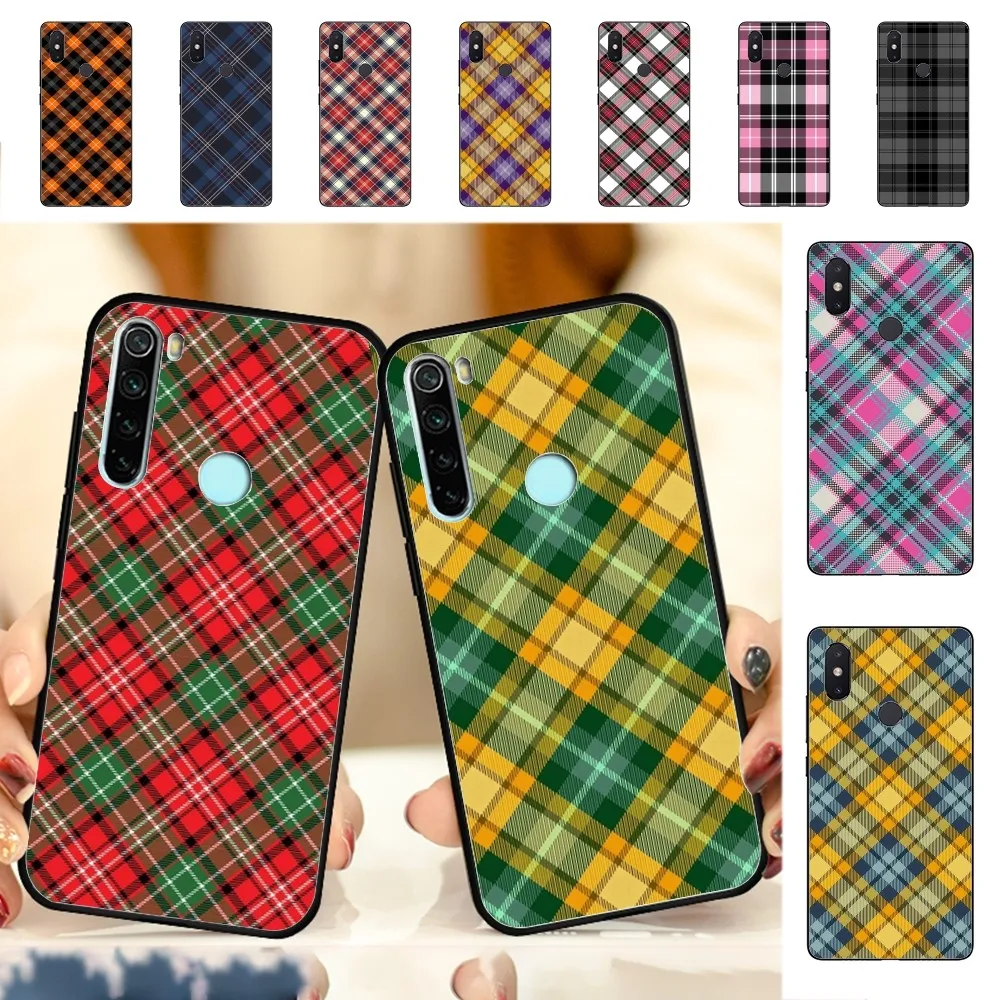 Clan Stewart Dress Tartan Plaid Pattern Phone Case For Redmi Note 4 X 5 A 6 7 8 T 9 9S 10 11 11S 11Epro Poco M3 Pro