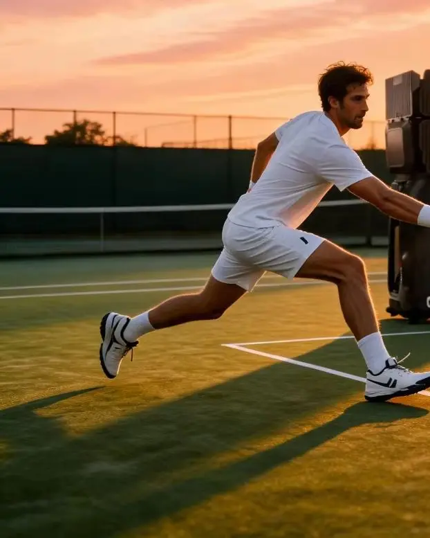 2026 New Arrival Tenniix Tennis Ball Machine AI Autonomous Movement Tennis Training Robot Portable Padel Tennis Shooter