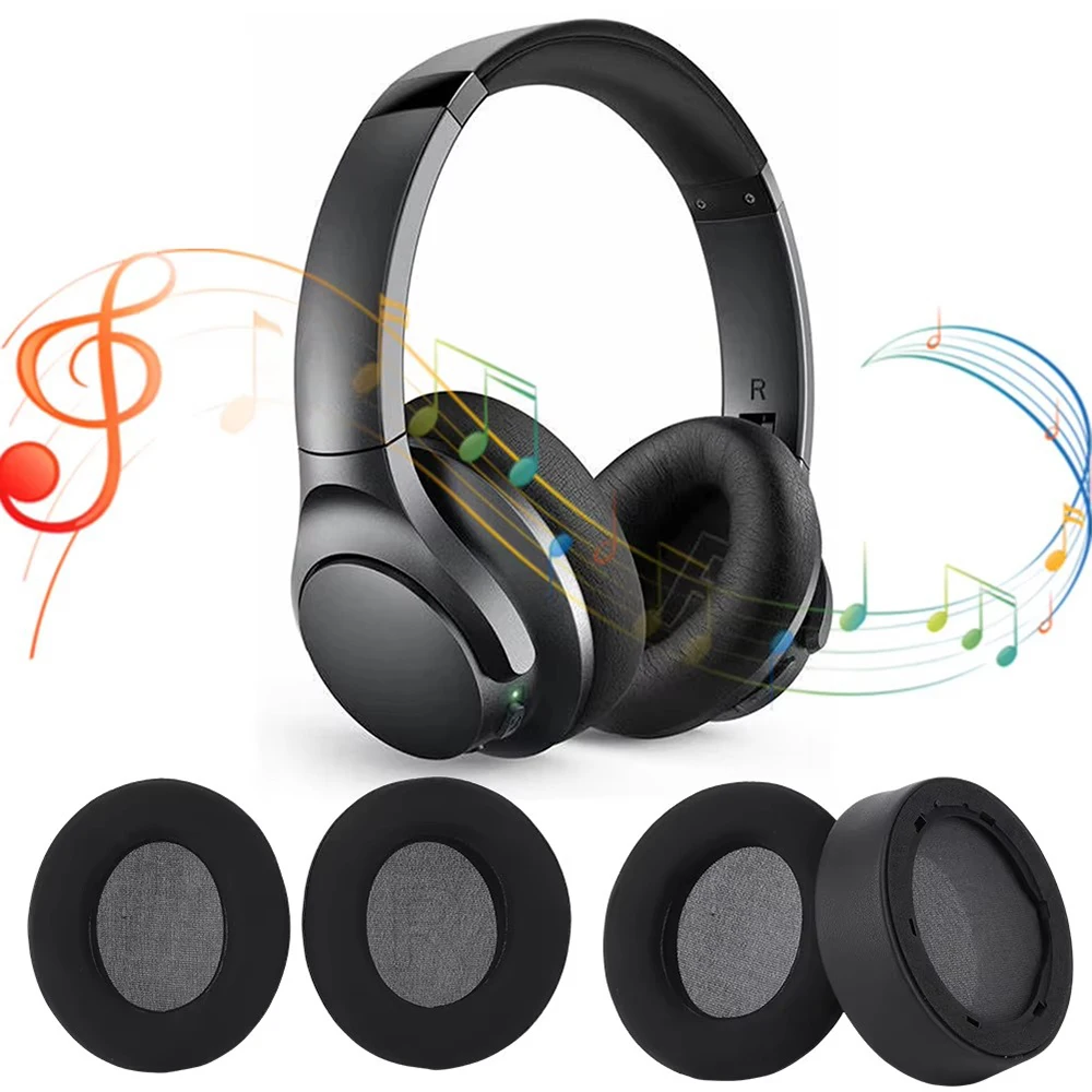 earmuffs with buckle Headphones For Anker Soundcore Life Q35 Q30 Q20 Q10 Headphones Memory Foam Ear  Cushions With Protein Leath