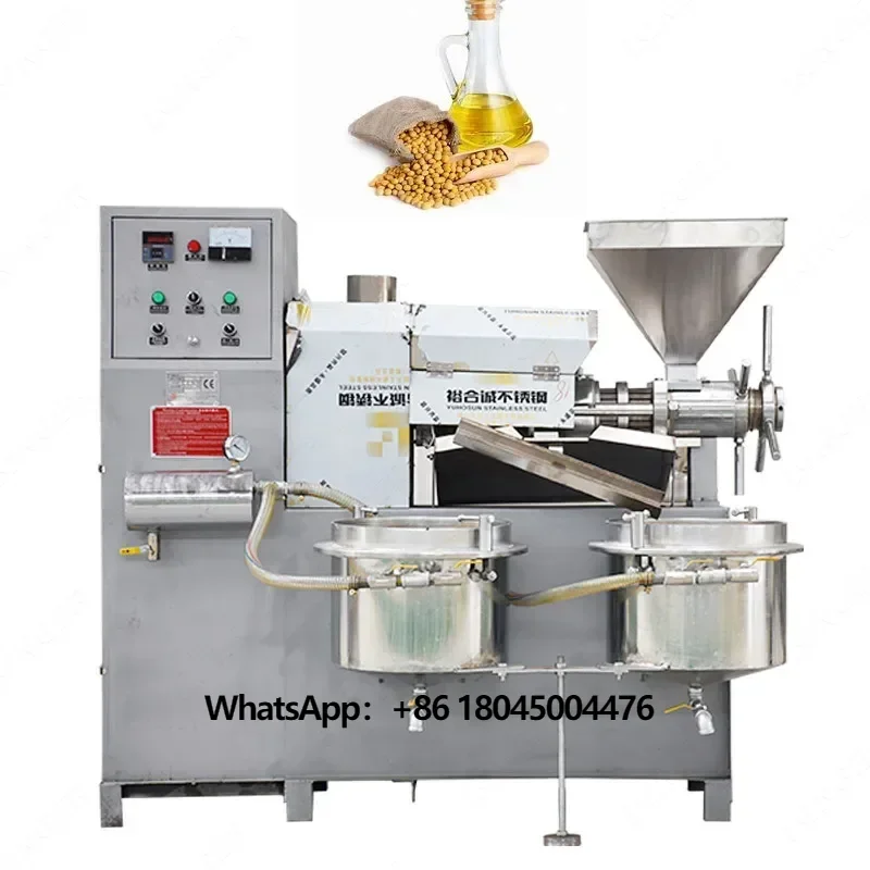 Automatic Mustard Olive Oil Expeller Cocoa Butter Extract Processing Machine Groundnut Oil Milling Machine