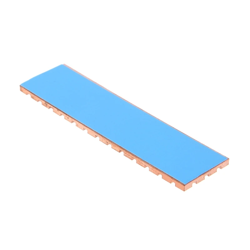 for M.2 NGFF Solid State Hard Drive Heatsink Ultra Thin Pure Copper Radiator Cooler for M2 NVME NGFF 2280 PCIE SSD 67x18