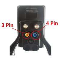 AM38M 48V Dashboard Electric Scooter LCD Display Digital Meter with Switch Throttle for Joyor S Electric Scooter