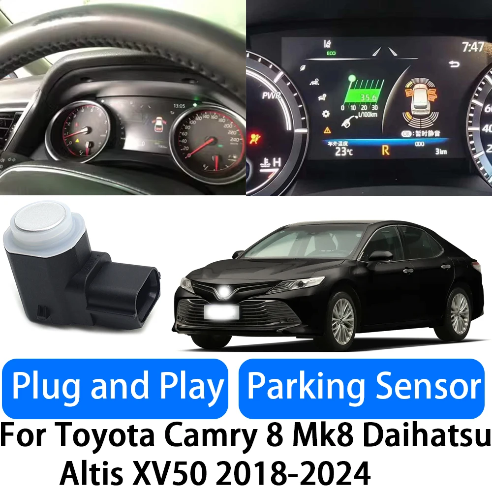 for Toyota Camry 8 Mk8 Daihatsu Altis XV50 Reverse Radar Precision Detection & Easy Install OEM Fit Parking Sensor System