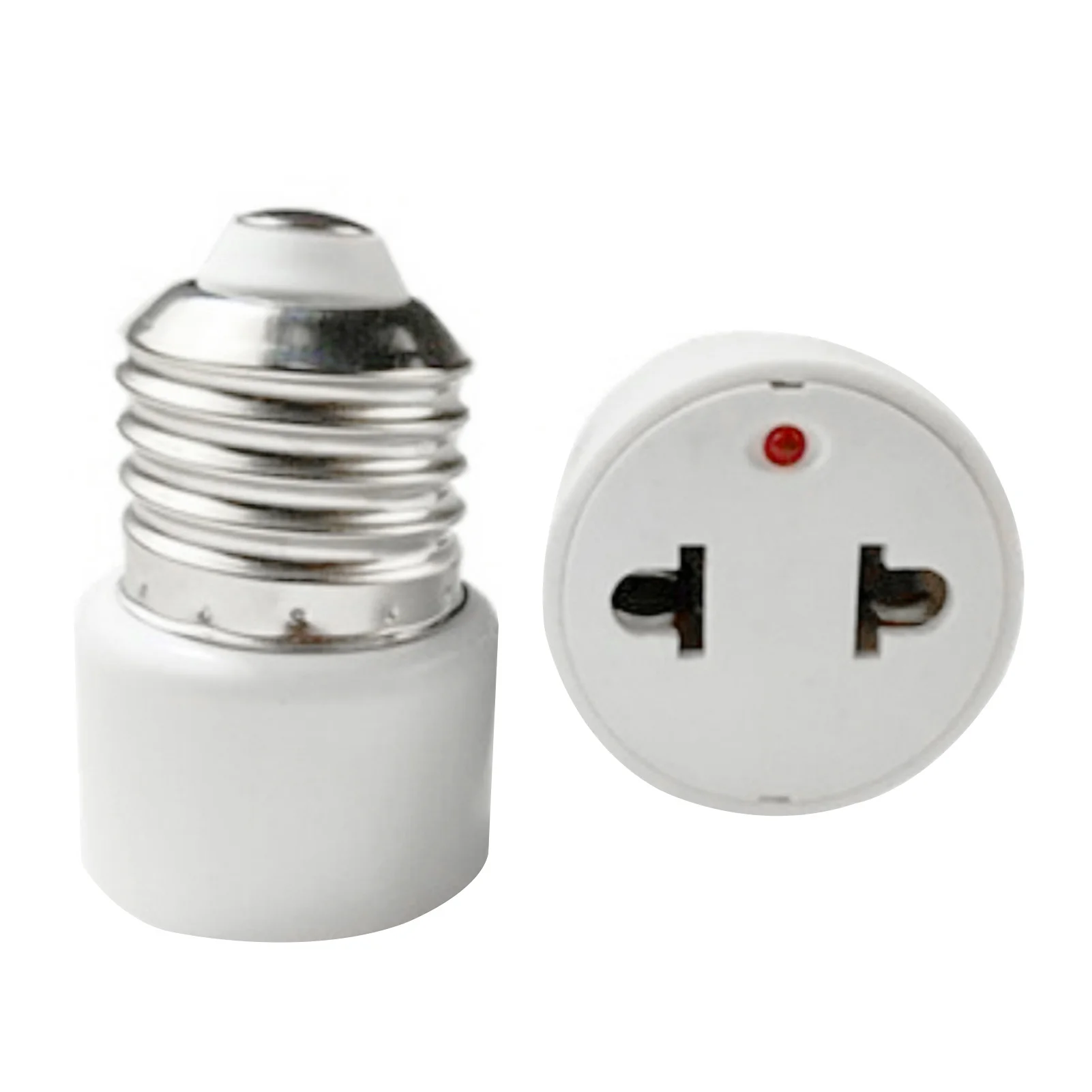 conector branco abs com eua e ue plug base do bulbo parafuso suporte do adaptador lampada de iluminacao soquete de furos acessorios 220v e27 01