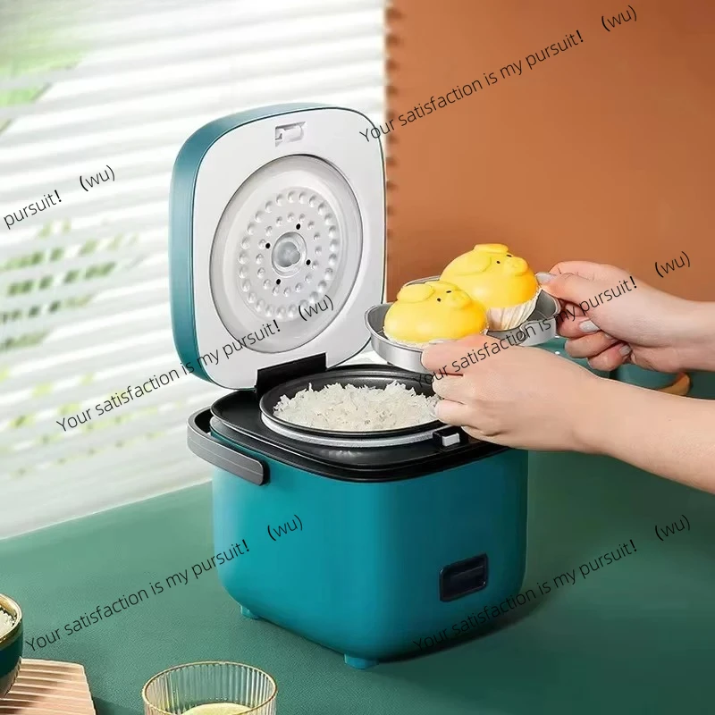 

Household mini automatic rice cooker, 1-2 person electric kitchen machine, food heater, steamer, 1.2 liter small rice cooker