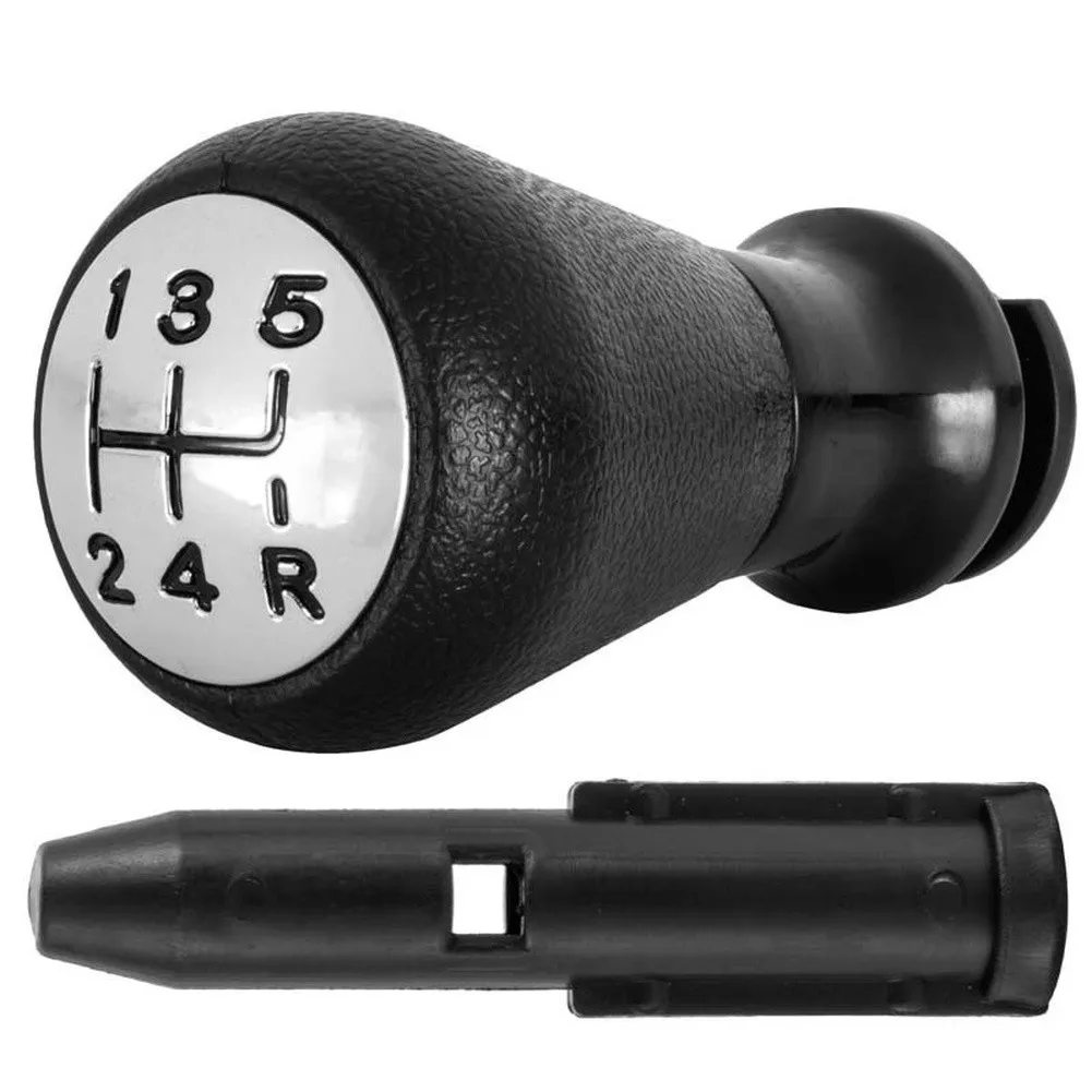 Complete Black Shift Knob Kit with Adapter for For 106 107 206 207 307 406 2008 3008 For C1 For C2 For C4 Saxo
