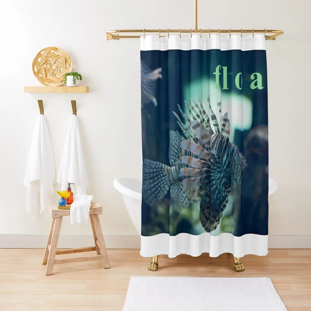 

f l o a t (2023) Shower Curtain Modern Accessory Bathrooms Bathroom Fabric Curtain