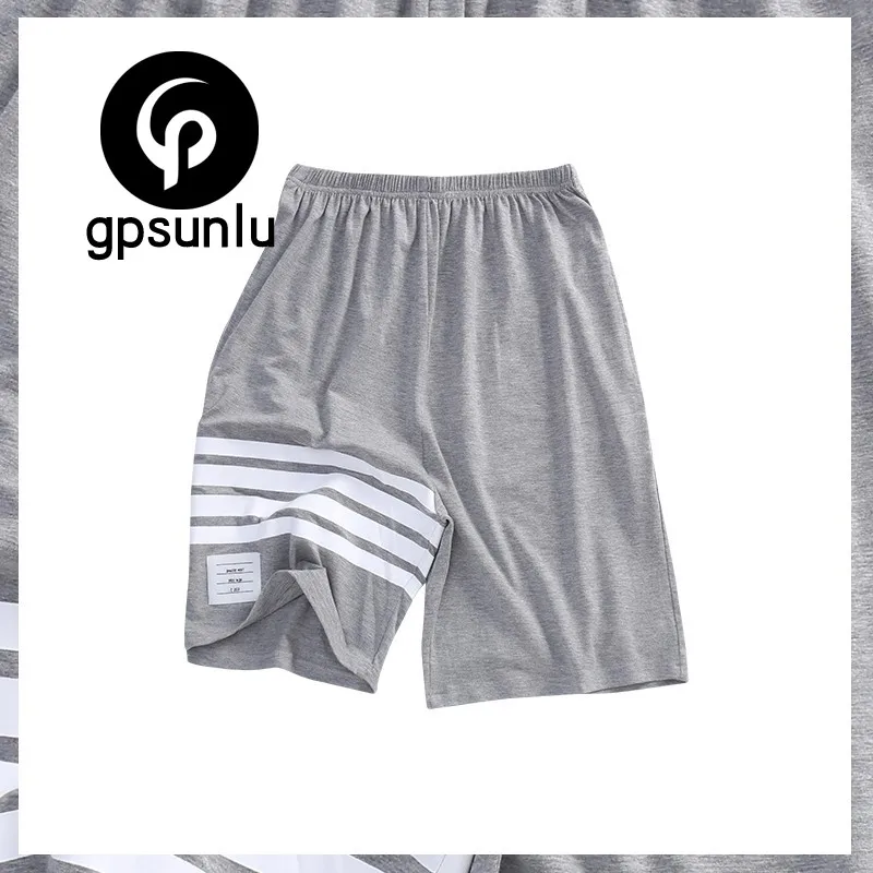 shorts-de-nuit-homme-en-coton-modal-pur-coupe-ample-confortables-et-respirants-pour-l'Ete-taille-a-cordon-taille-jeune