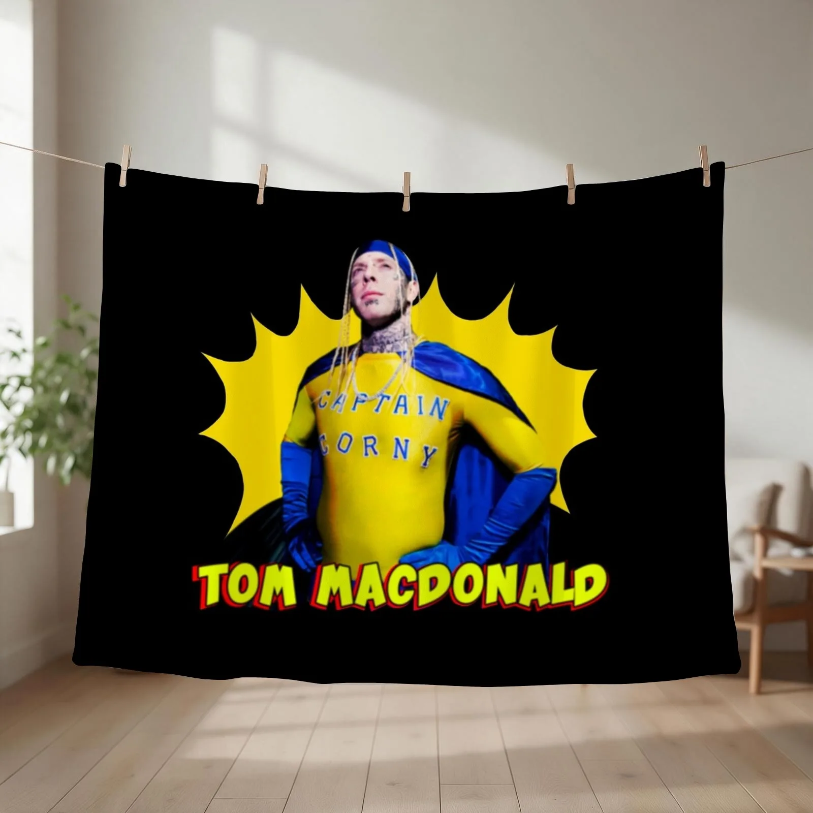 Tom MacDonald Throw Blanket couch cozy soft plush fuzzy picnic outdoor blanket