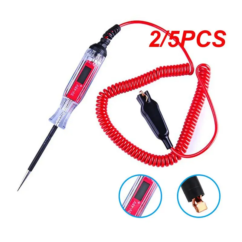 

2/5PCS Automotive Current Tester Auto Circuit Tester Truck DC 6V 12V 24V Auto Circuit Relay Tester Probe Test Pen control for a