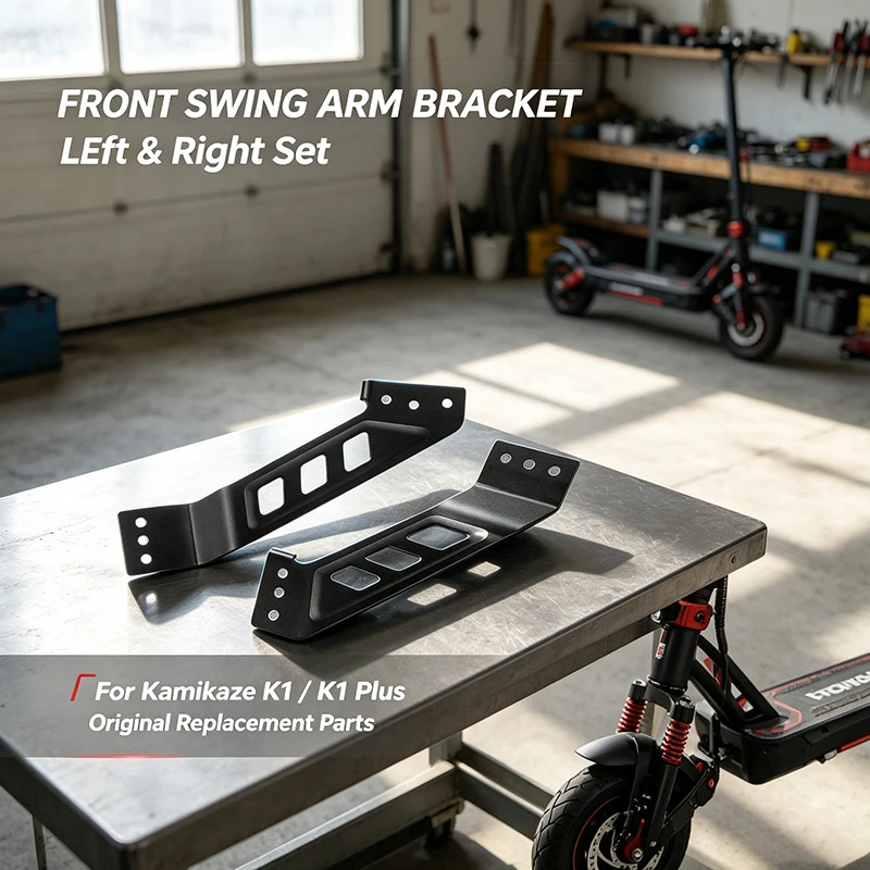 Metal Material Front Arm Bracket Left Right Pair for Kamikaze K1 K1 Plus Electric Scooter Replacement Parts