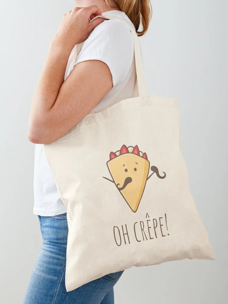 

Oh Crêpe! Tote Bag canvas tote bag custom canvas bag eco folding Big women