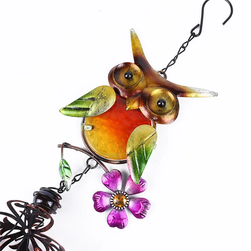 Home Mode Decoratie Metalen Windgong Uil Windgong Tuin Outdoor Decoratie Hanger Cadeau Accessoires Gereedschap