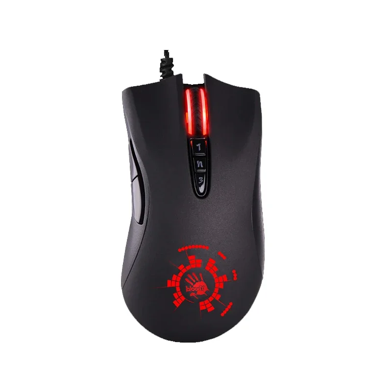 Mouse para jogos A4TECH Bloody A91, 4000 DPI, clique de arrasto, 1000 HZ, 6666 FPS, 8 botões, bota de armadura X' Glide de metal, mais de 20 milhões d