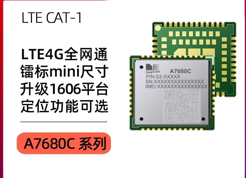 Módulo SIMCOM A7680C A7630C CAT1 4G