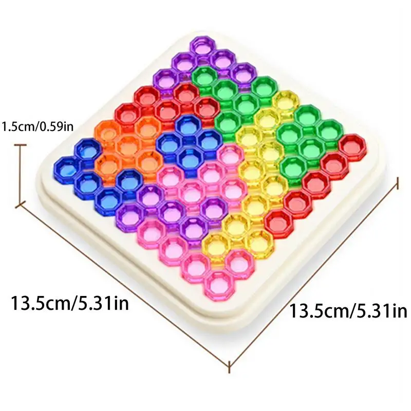 Colorful Educational Board Games Puzzle Board Game Intelligence Toys Children's Day Gift Early Education Toys Puzzle Games