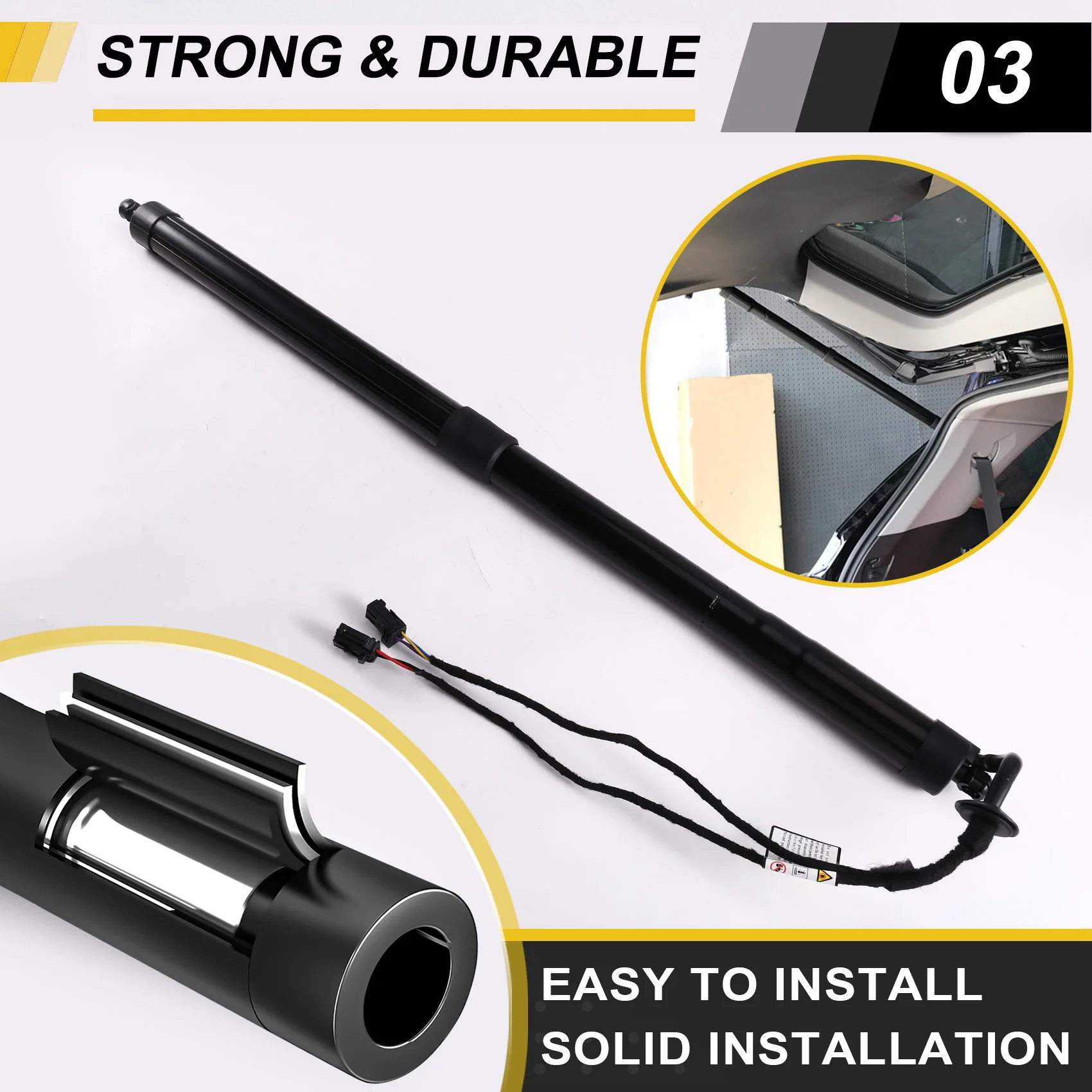 Tailgate Lift Support Struts Electric Left Side 9812130180 9804069880 For Citroen Grand C4 Picasso 2013- 2018-Boom view 3