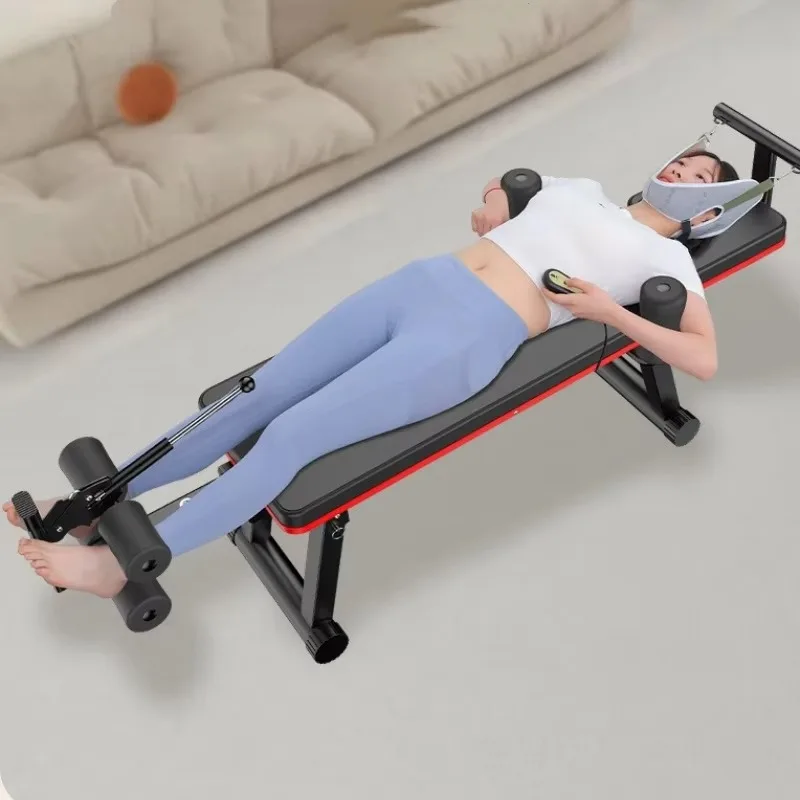 

Multifunctional Cervical & Lumbar Spine Traction Correction Device Spine Stretching Rehabilitation Traction Equipment