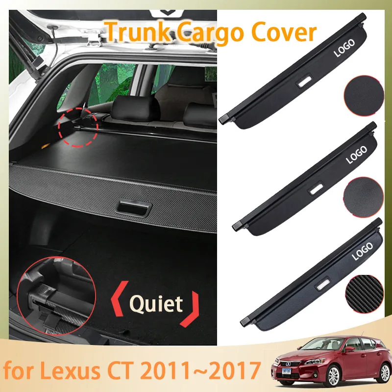 

Car Trunk Cargo Mat for Lexus CT 200H Accessorie CT200H FSport F Sport 2011~2017 2013 2012 Rear Curtain Retractable Anti-peeping