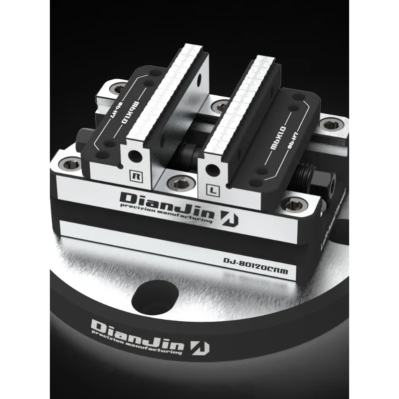 Self-centering four- and five-axis clamp vise forward and reverse quick clamping 2-8 inches DJ-6080H self-centering vise tool