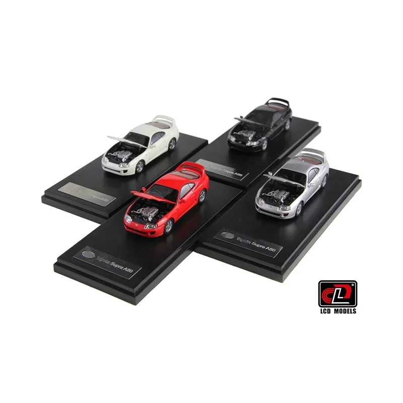 LCD 1:64 Supra Mk4 A80 غطاء السيارة قابل للفتح دييكاست نموذج سيارة