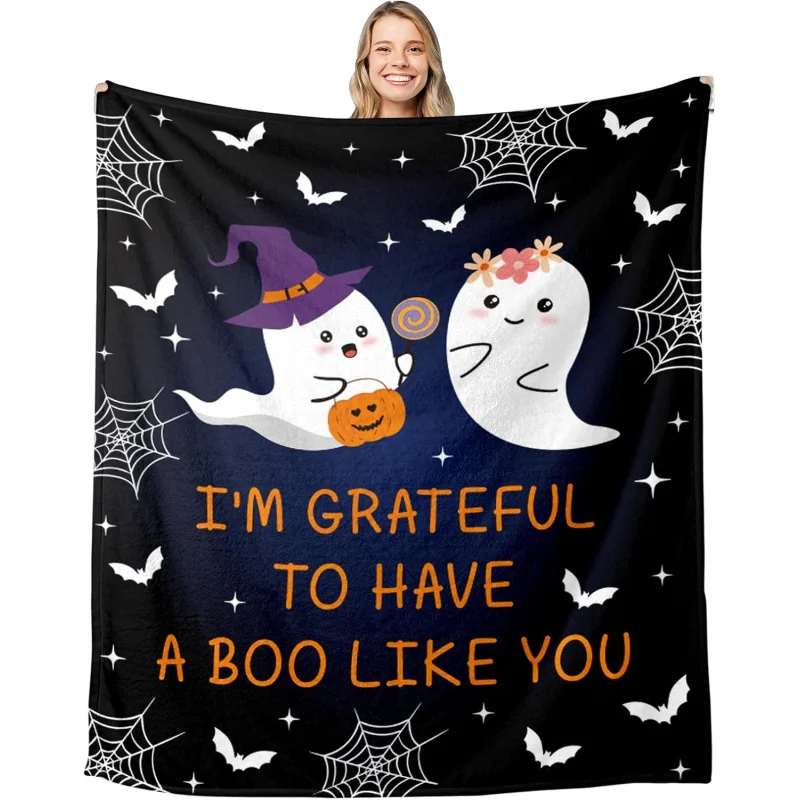 

Halloween blankets for men and women, autumn gifts for boyfriends and girlfriends