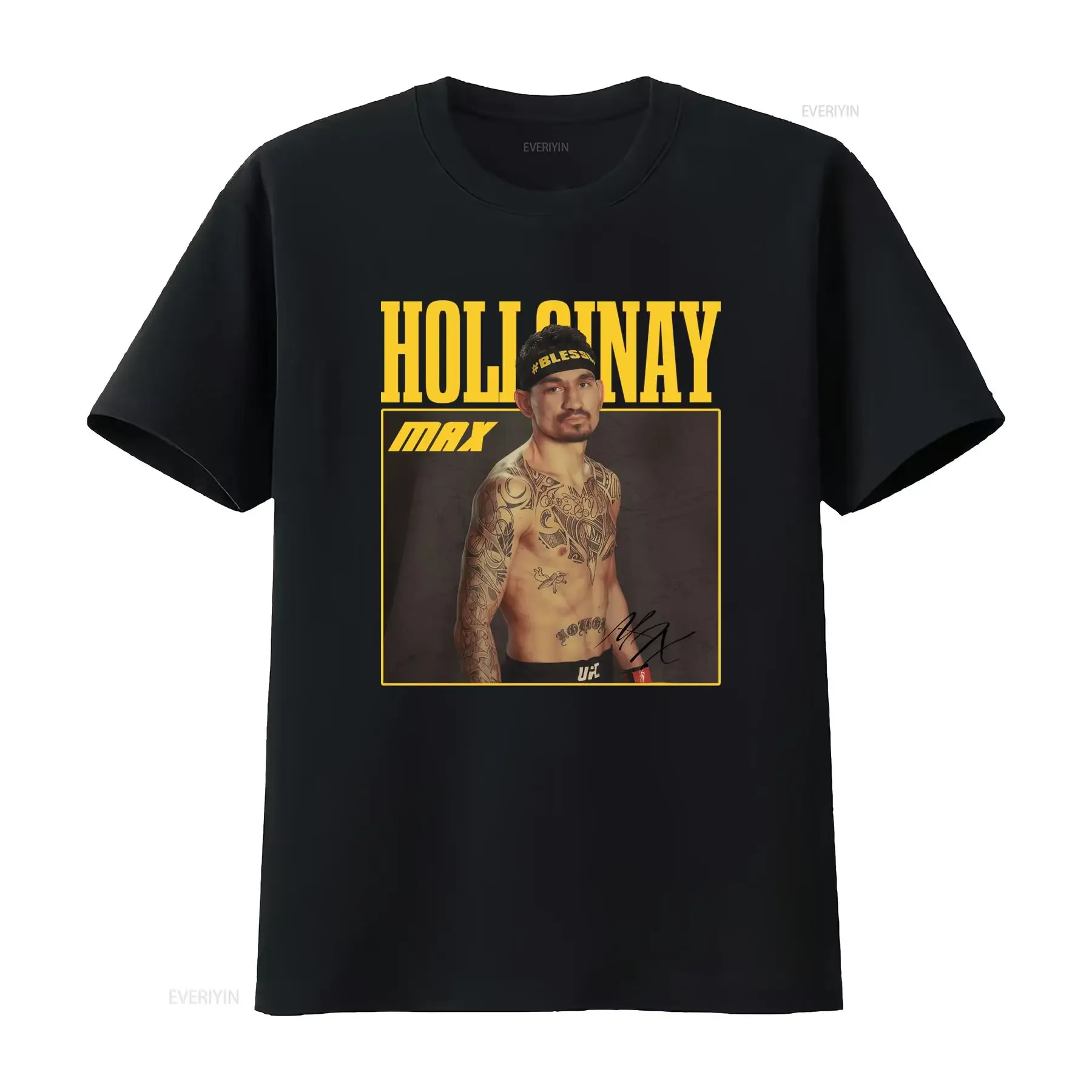 Vintage 90s Style Max Holloway T Shirt Wash Oversized Retro Mixed Martial Artist Design For Men And Women vintage Washed