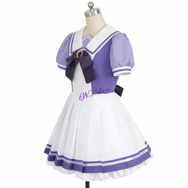 

qa156Anime Uma Musume Pretty Derby Costume Toukai Teiou School Uniform Gold Ship Special Week Cosplay Lolita Sailor Dres