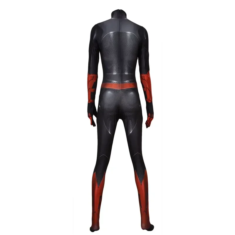 2025 New Female Batgirl Cosplay Costumes Woman Superhero Zentai Suit Halloween Bodysuit Adults  Party JumpSuit AFF