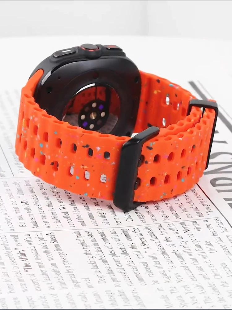 Original Straps for Samsung Galaxy watch Ultra 47mm accessories Marine Sport Wristband Bracelet Correa Galaxy watch 8 Ultra Band