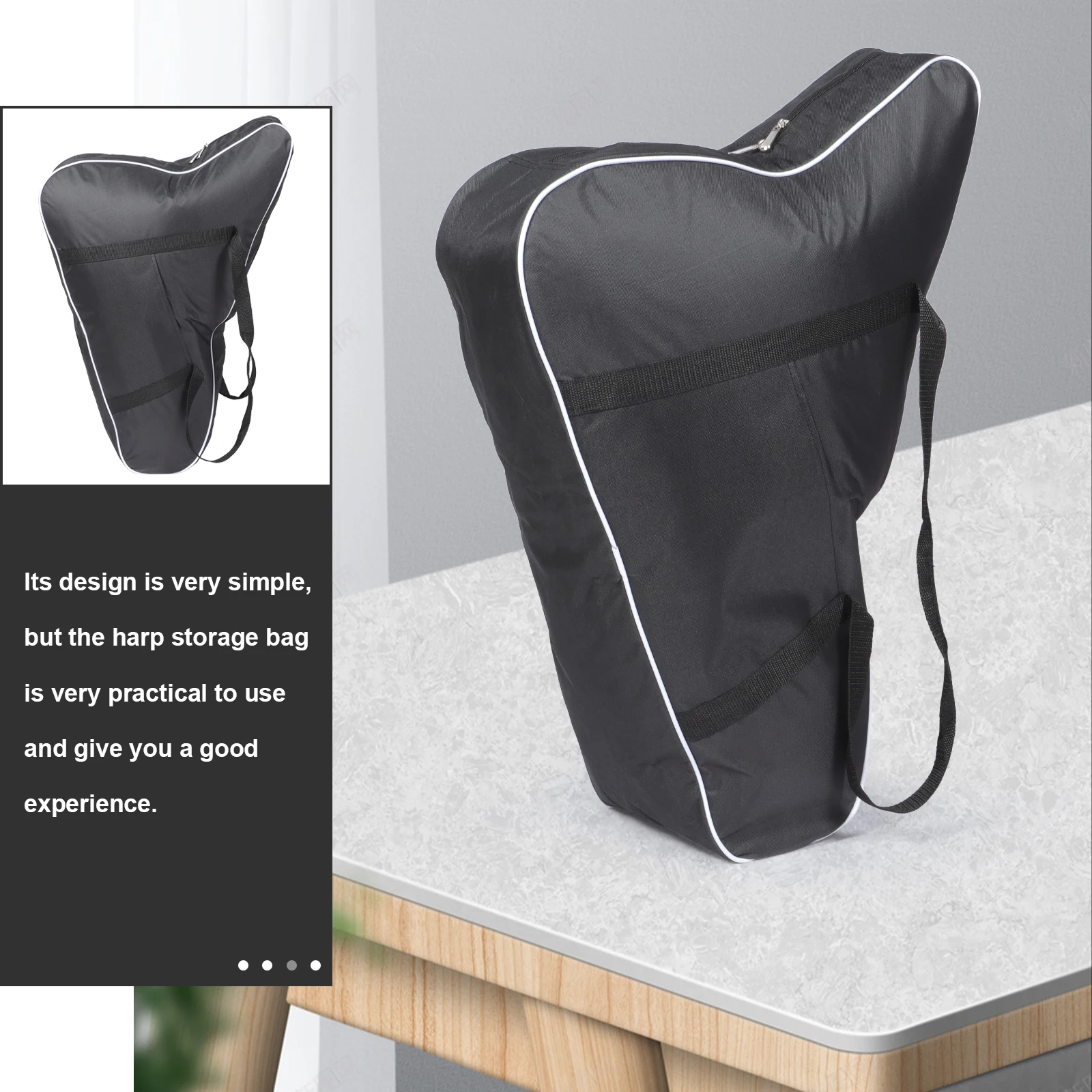 

Gig Bag Lyre Carrying Harp Pouch Cases for Musical Instruments Holder Bags