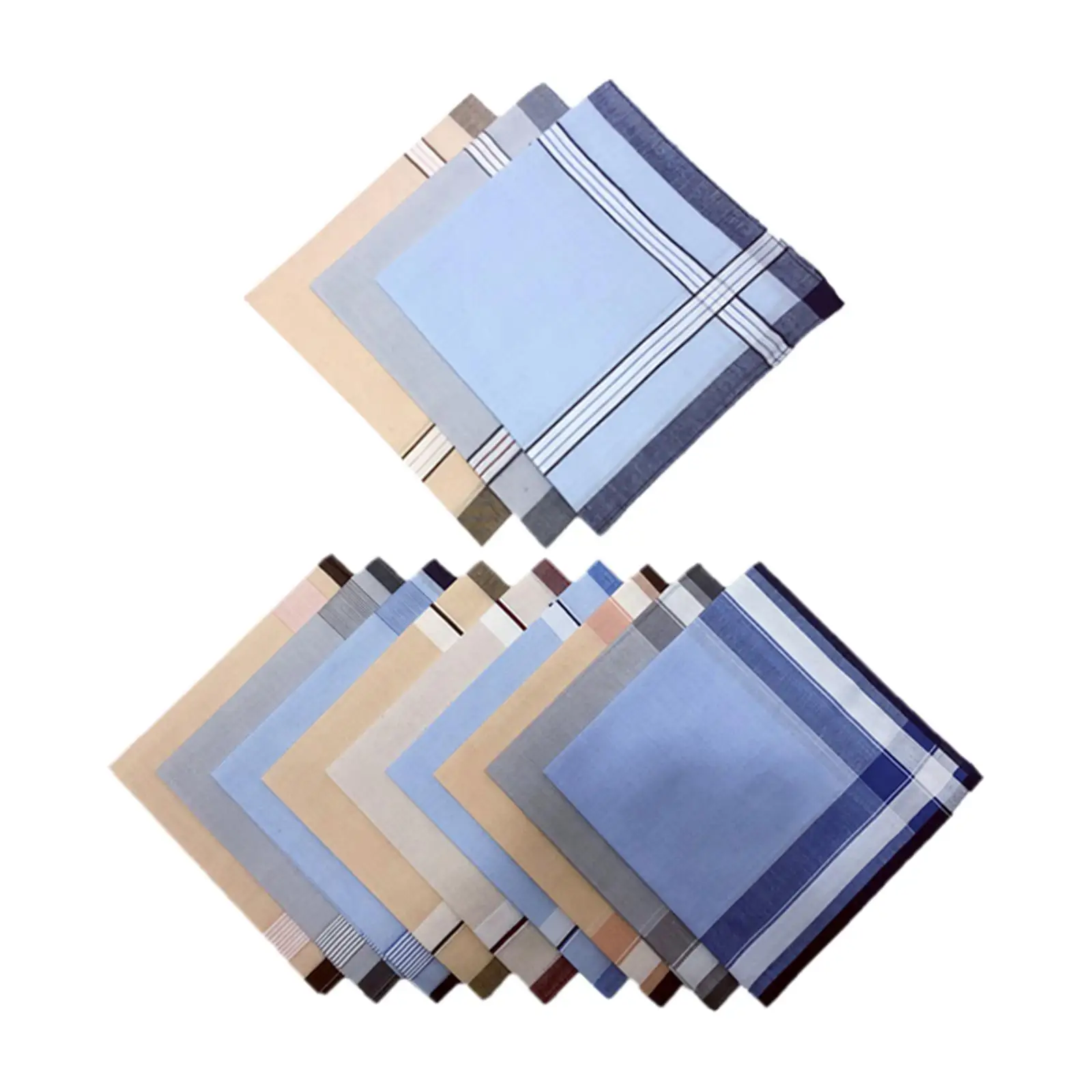 3x مناديل رجالية من القماش منديل جيب مربع منديل للحفلات الراقصة للرجال الرسمي #4