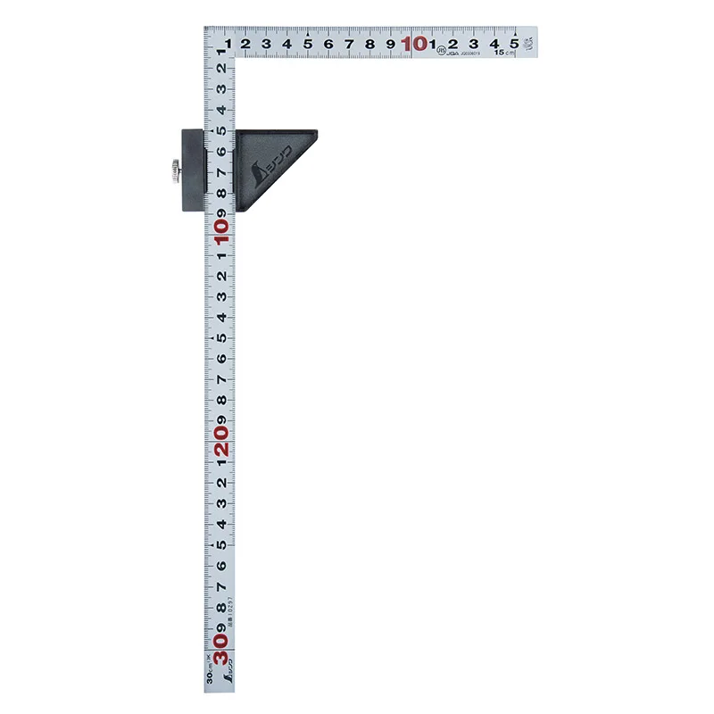 SHINWA Curve Ruler Flecking Ruler With Stop Limit Positioning Scribing Work Caliper Measuring Marker Helper 12428