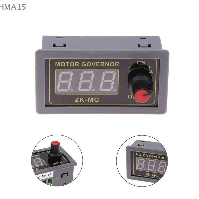 Motor Controller PWM Adjustable Speed Digital Display Encoder Duty Ratio Frequency MAX 15A ZK-MG