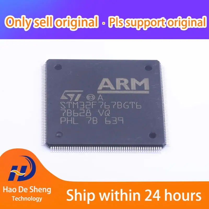 

1 шт./партия STM32F767BGT6 QFP208 новая Оригинальная фотография