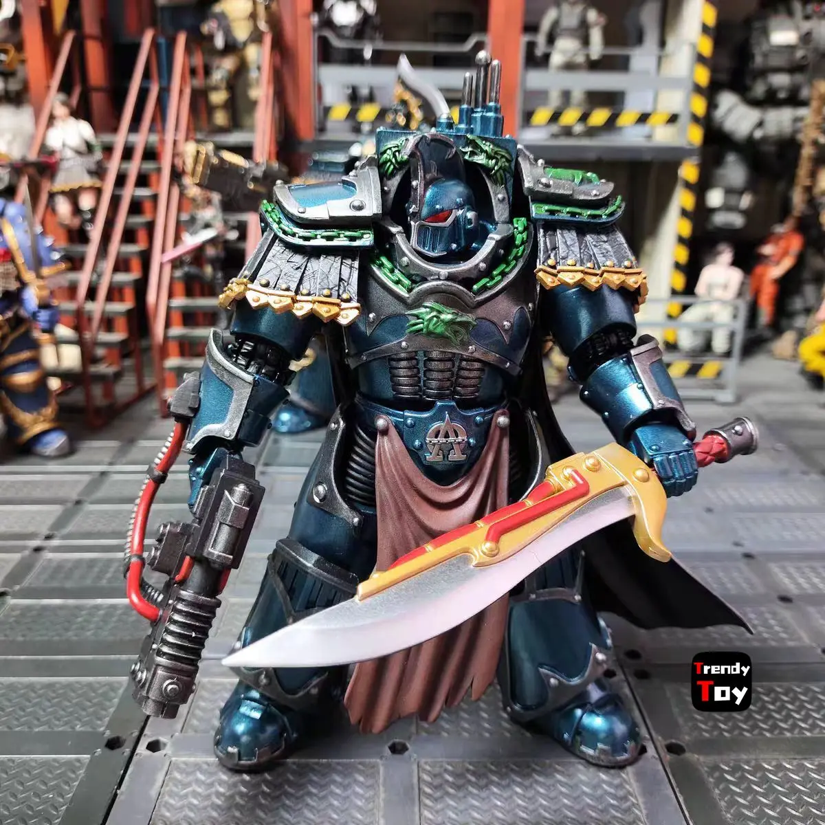 【JOYTOY】Warhammer 40K Alpha Legion Legion Praetor en Catafracti Terminator Armor 1/18 figuras de acción de juguete