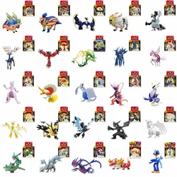 Pokemon Action Fugure Lunala Zamazen Miraido Ho-Oh Zacian Lugia Anime Model Toy for Kids Birthday Gift Party Home Car Decoration