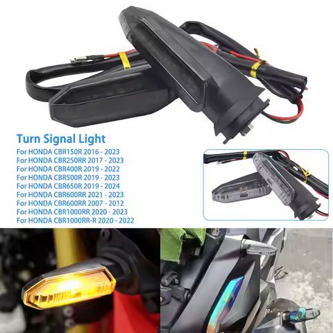 Turn Signal Light For HONDA CBR150R CBR250RR CBR400R CBR500R CBR650R CBR600RR CBR1000RR Motorcycle Accessories Blinker