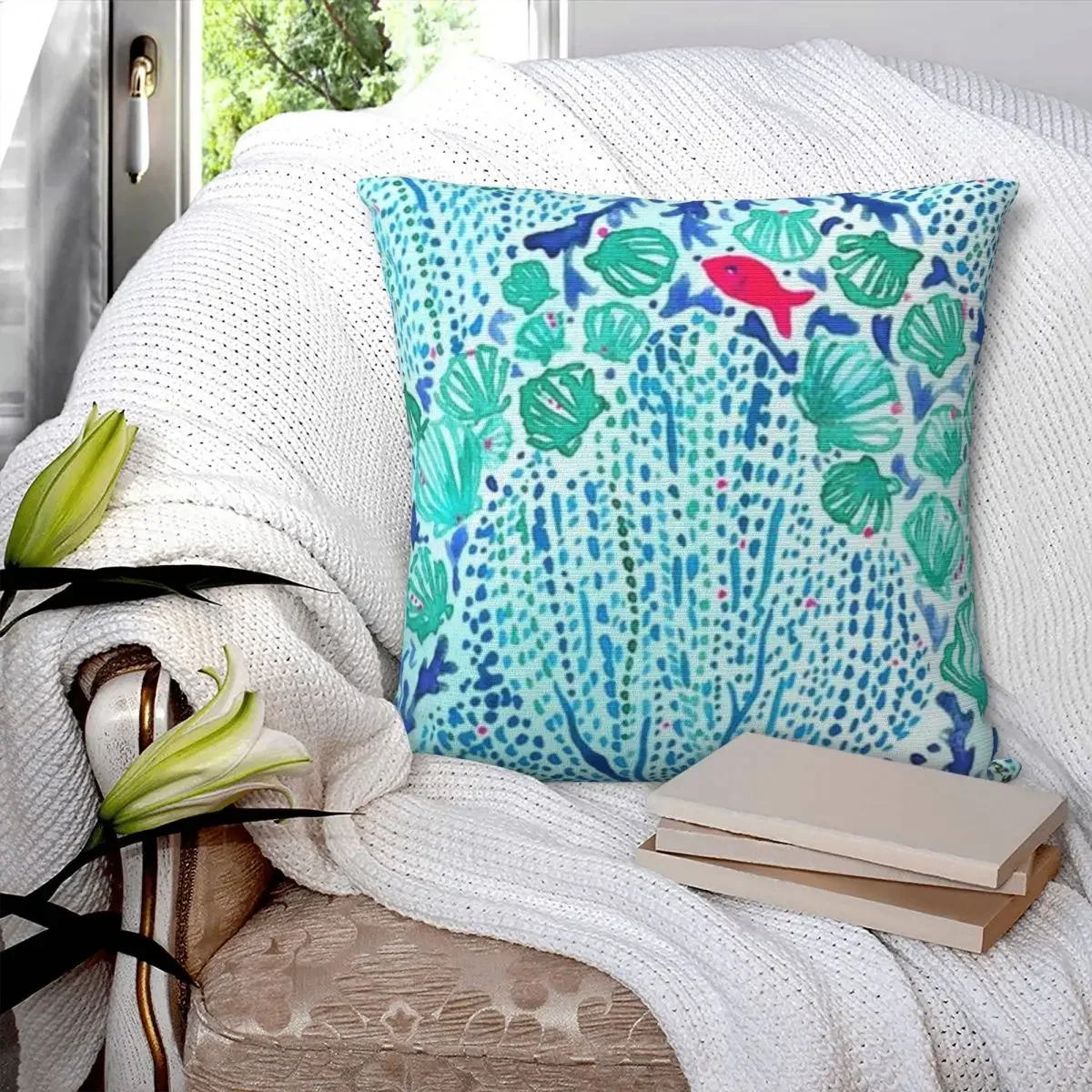 Lily Pulitzer Pillowcase Polyester Pillow Cover Cushion Comfort Throw Pillow Sofa Decorative Cushions Used for Home Bedroom Sofa