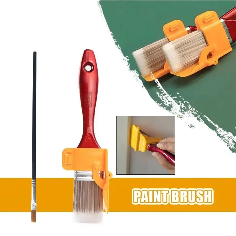 Edging Color Separation Paint Brush For Indoor Outdoor Painting Work Multifunctional Handheld Paint Edger Home Decoration Brush