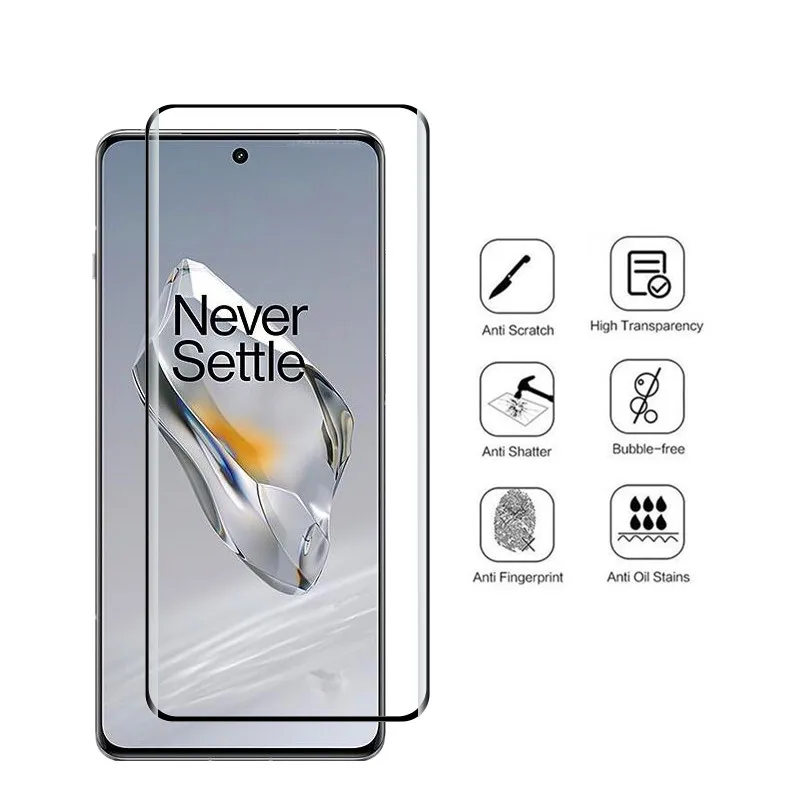 3D Round Tempered Glass For Oneplus 12 Screen Protector High Quality For Oneplus 12 Soft Camera film