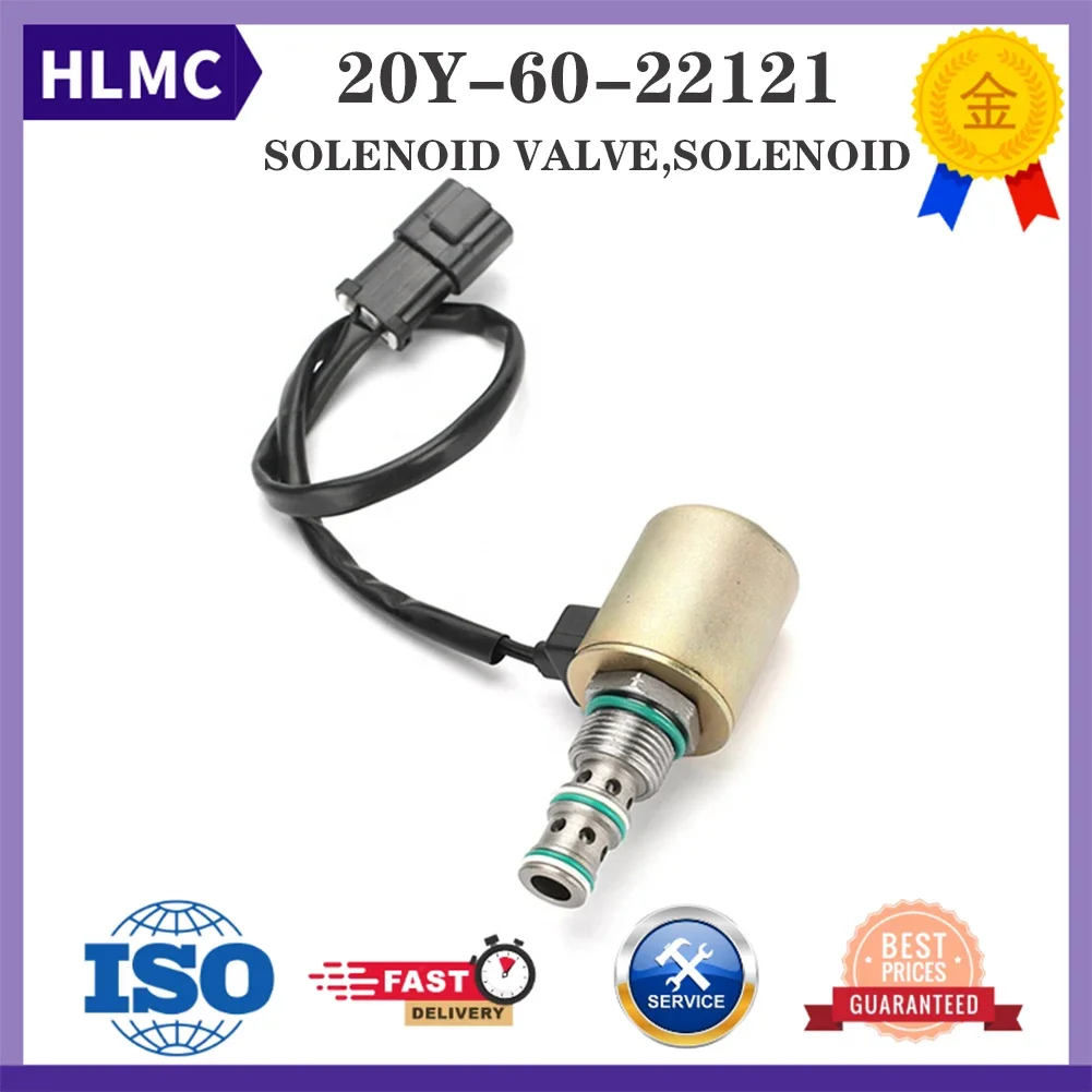 20Y-60-22121 20Y-60-22122 20Y-60-22123 Swing Rotary Solenoid Valve  PC200-6 6D95 PC220-6 PC240-6 PC210-6 20Y-60-22120