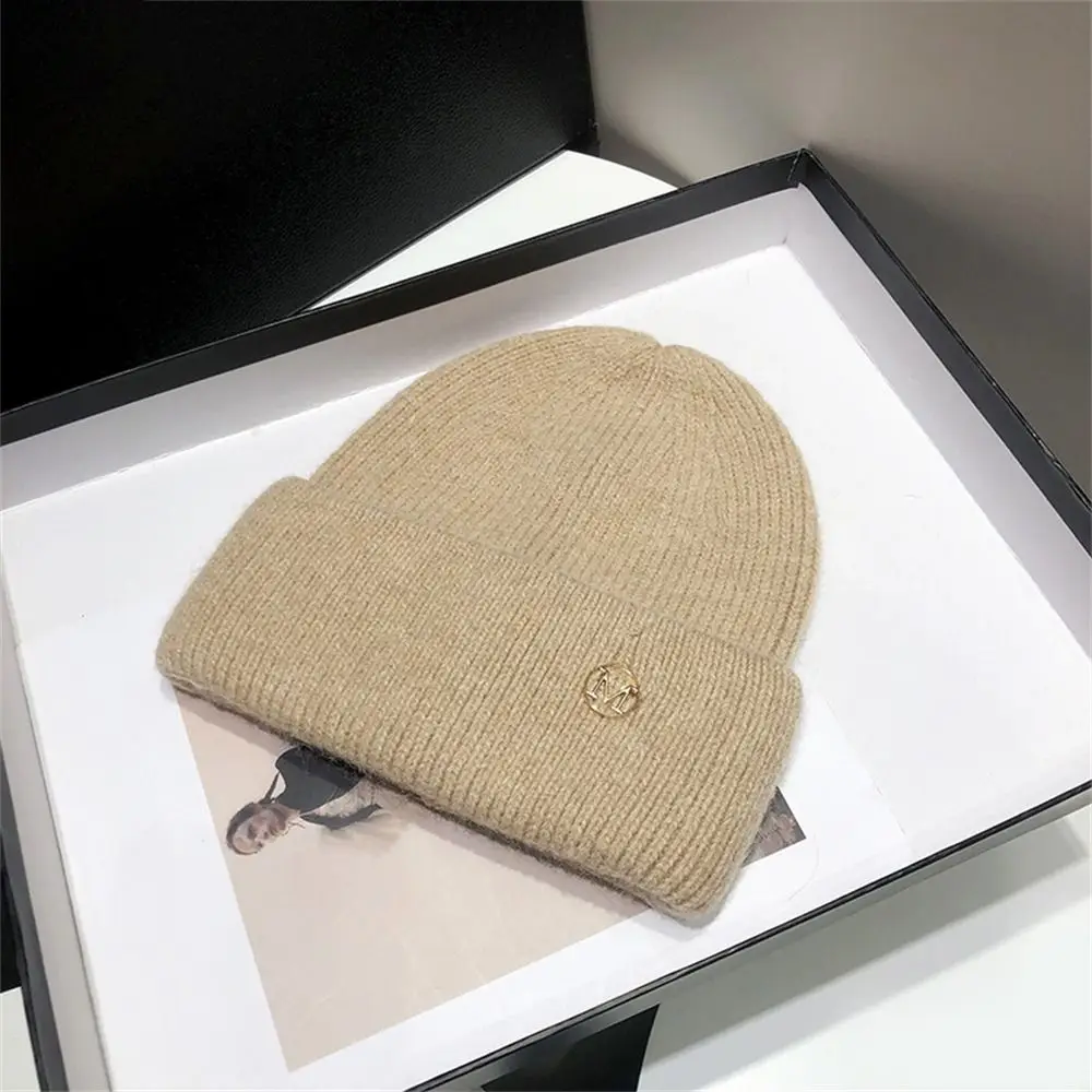 Casual Keep Warm Knitted Hat Windproof Coldproof Ear Protection Beanies for Autumn Winter