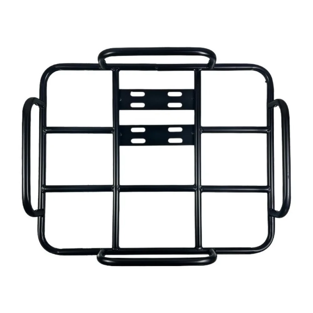 

Iron Cargo Rack Rear Black Seamless Steel Tube Food Delivery Box Rack Rear Grille Loading Bracket Base