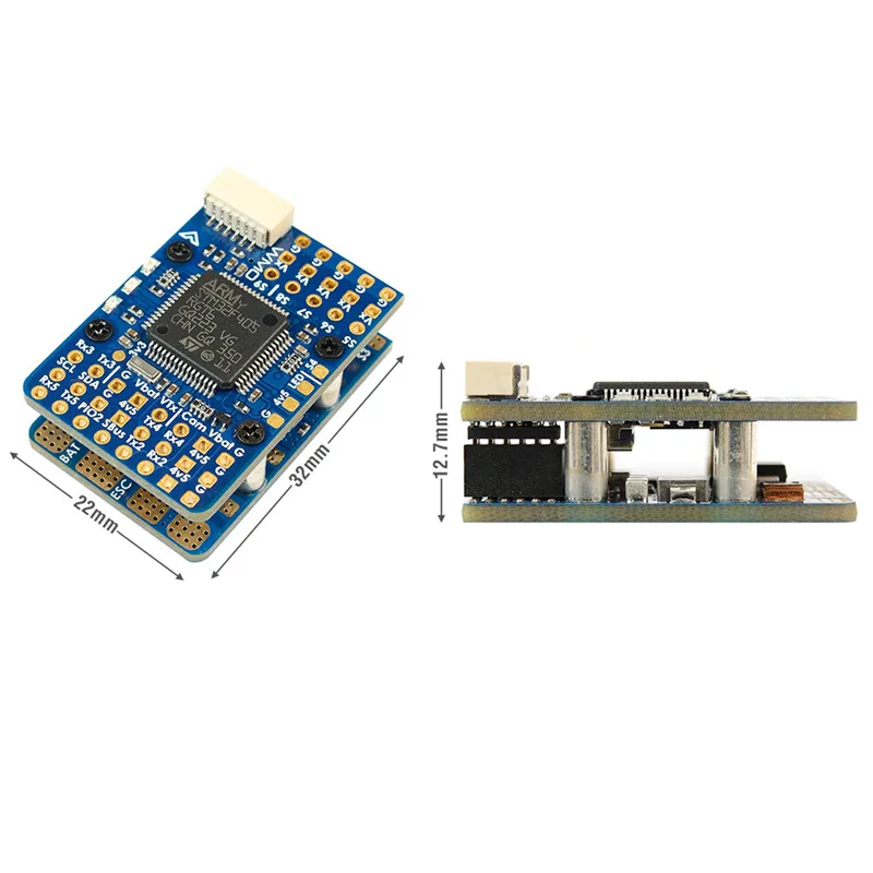 Mateksys F405‑WMO Flight Controller STM32F405RGT6 2‑6S LiPo Input FPV Quad Flight Control with OSD SD Blackbox