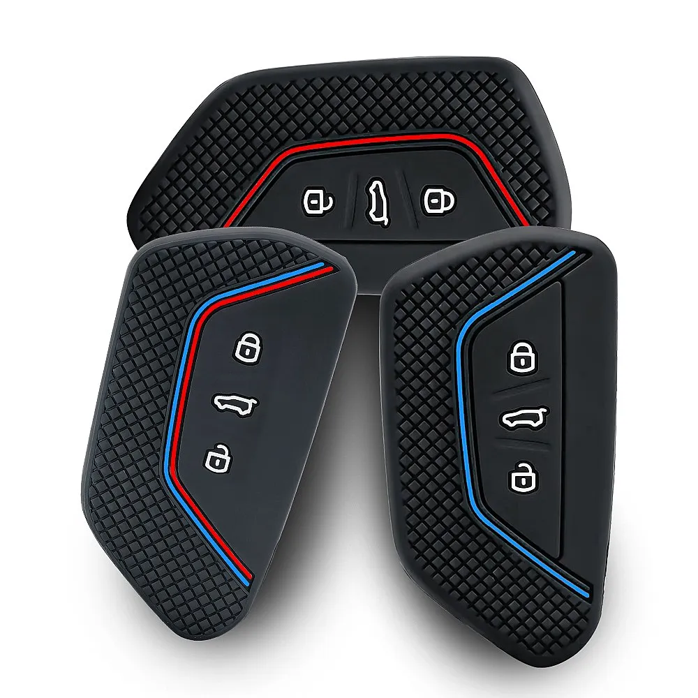 Car Key Cover for VW Golf 8 Mk8 2020 for Skoda Octavia 4 8 A8 MK4 Group 2021 Seat Leon Remote Control Cases Keychain Holder