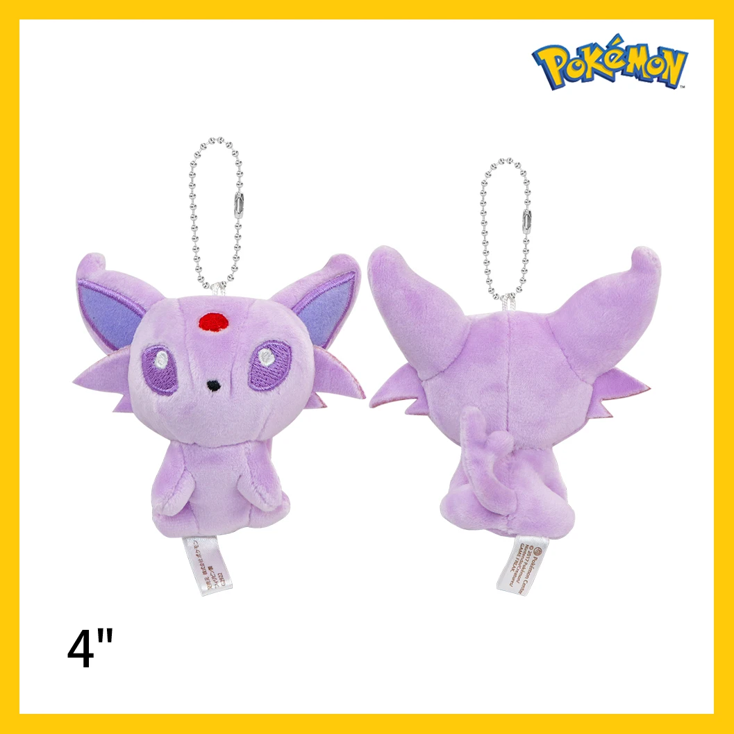 Mimikyu Eevee Plüsch-Schlüsselanhänger: Pocket Monster Cos Eeveelution Snorlax Puppe Anime-Anhänger für Fans, Sammlerstück, Sylveon Geschenk, Deko