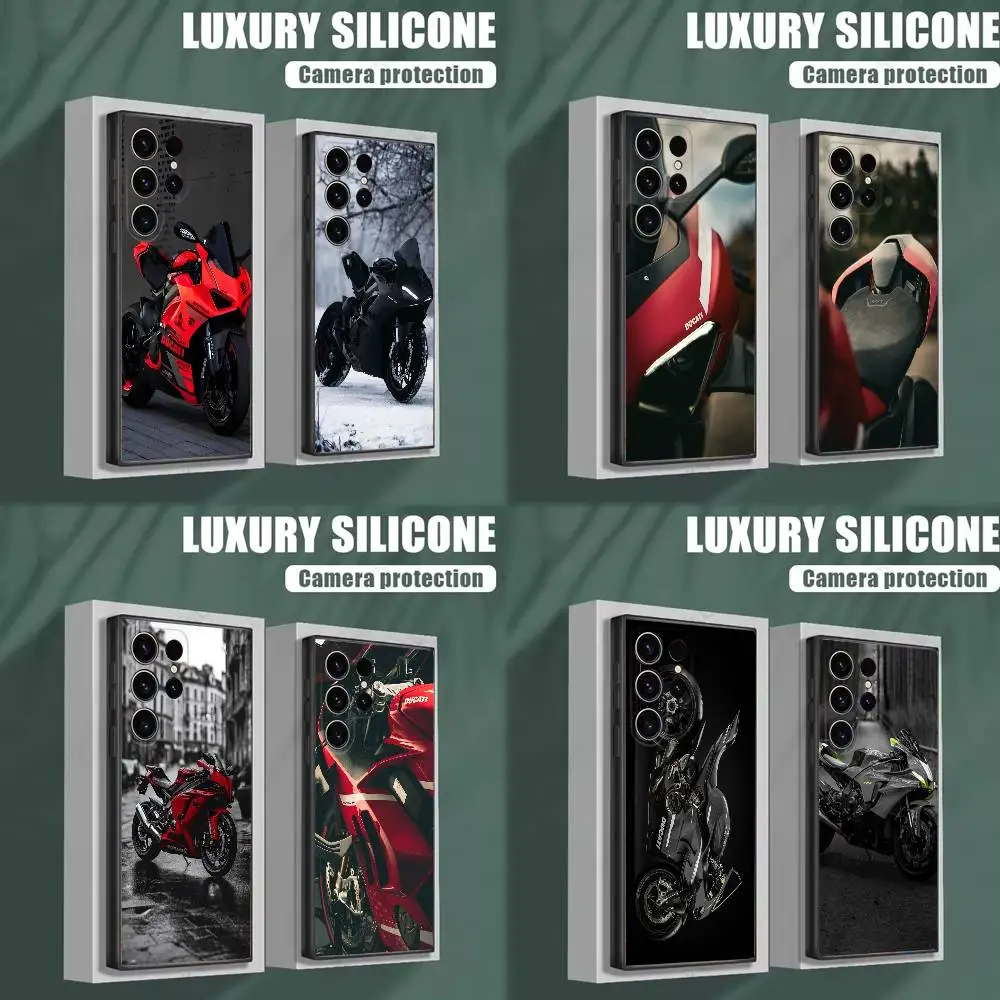 

Motorcycle Racing D-Ducatis Phone Case For Samsung S25,S24,S23,S22,S21,S20,S10,Ultra,Plus,Lite,FE,Soft Silicone Black Cover