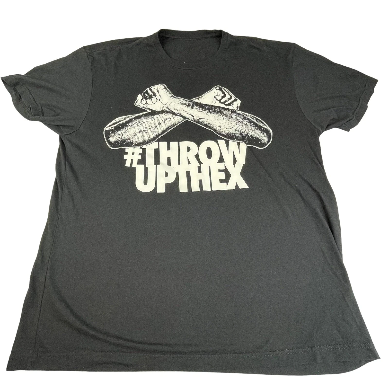 

Official Brand of Throw Up The X Mens Graphic T Shirt American Band Singer T-shirt Men Street Hip-hop Rock Short-sleeved Women